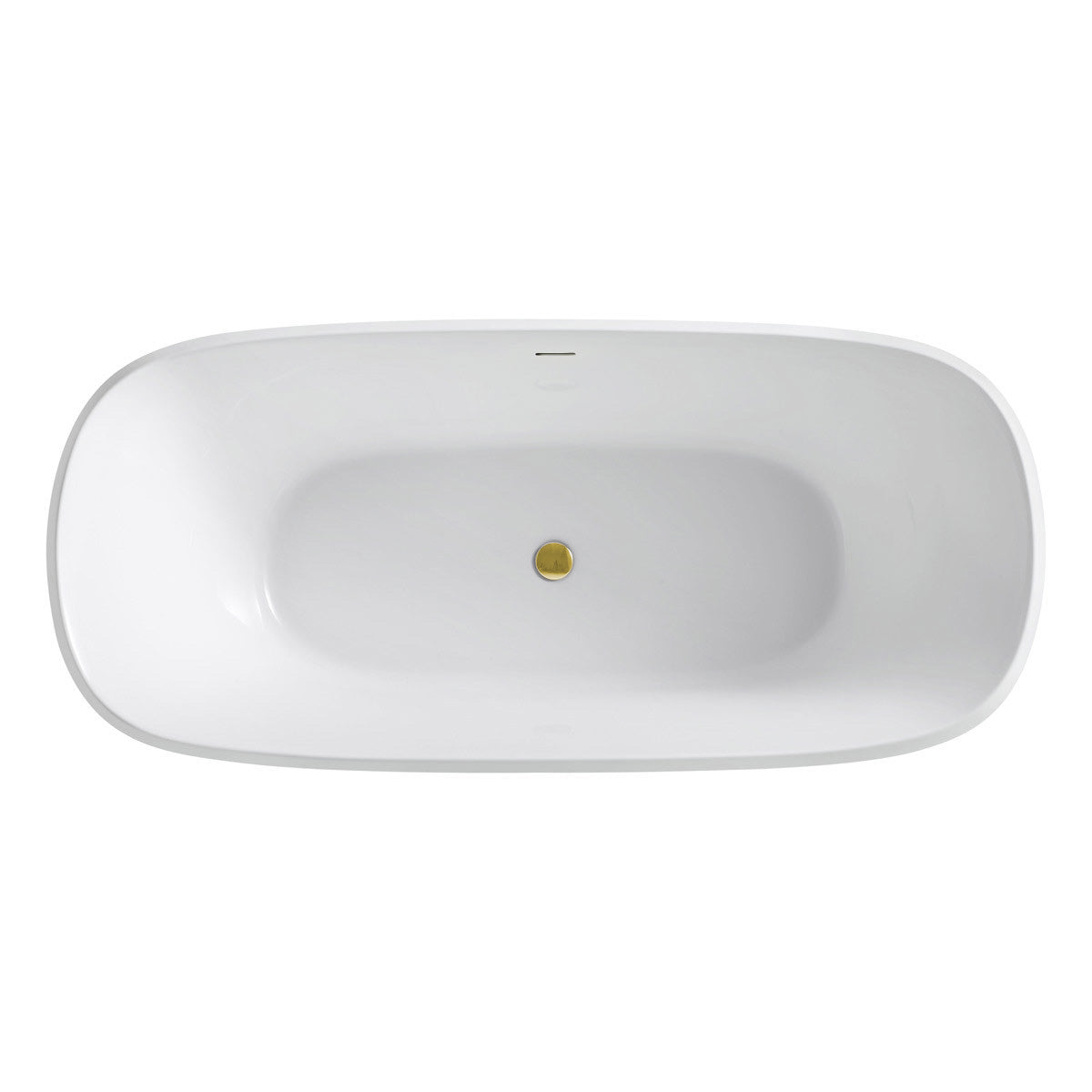 MAIDSTONE HAMPSHIRE ACRYLIC CONTEMPORARY DOUBLE ENDED TUB - NO FAUCET DRILLING