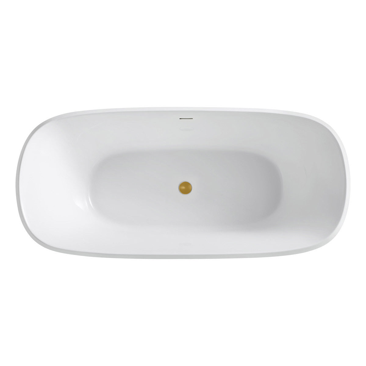 MAIDSTONE HAMPSHIRE ACRYLIC CONTEMPORARY DOUBLE ENDED TUB - NO FAUCET DRILLING