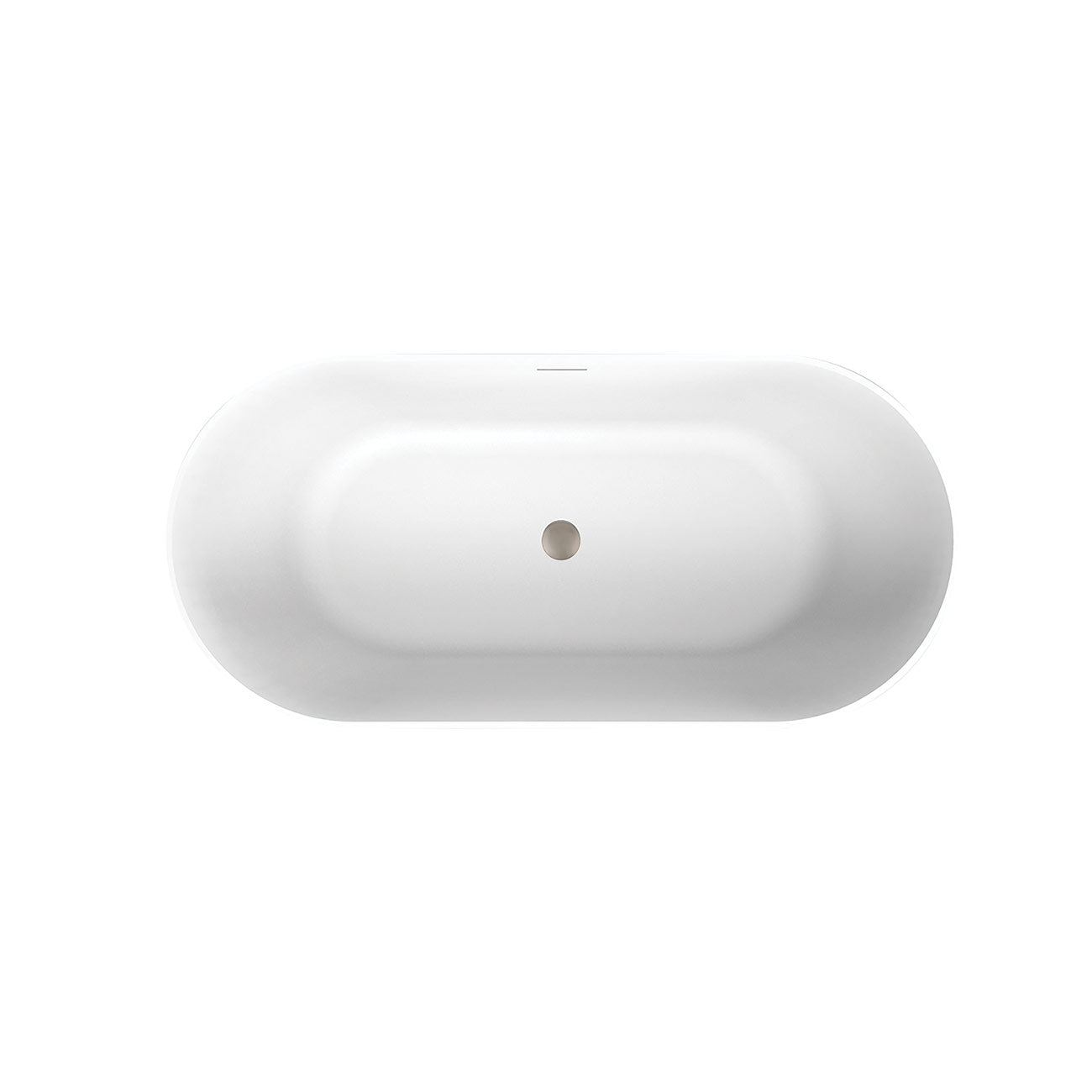 MAIDSTONE Persia Matte White Double Ended Freestanding Tub