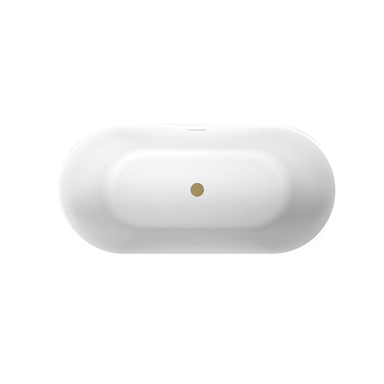 MAIDSTONE Persia Matte White Double Ended Freestanding Tub