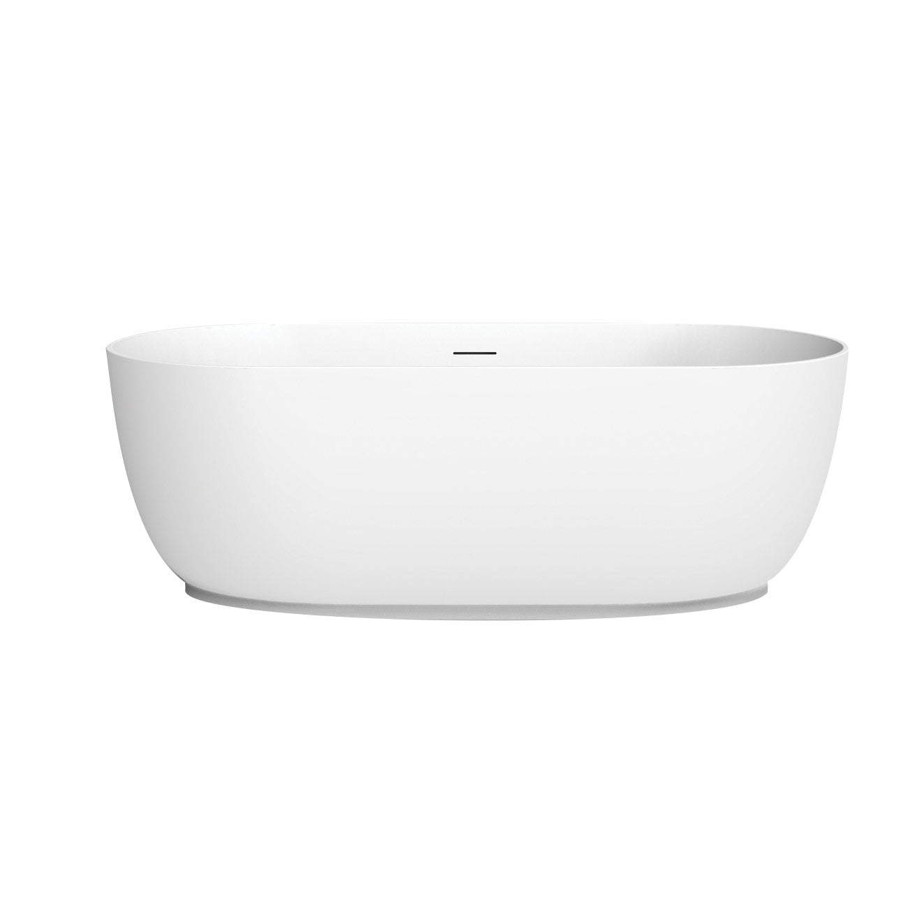 MAIDSTONE Persia Matte White Double Ended Freestanding Tub