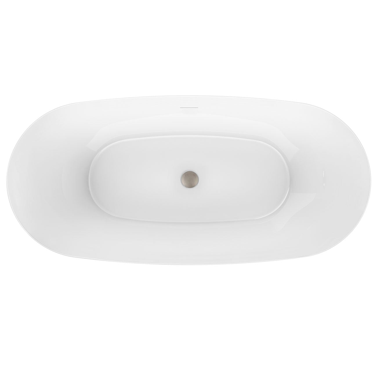 MAIDSTONE Andros 67 Inch Freestanding Double Slipper Bathtub
