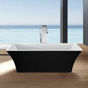 Maidstone KANO II Acrylic Contemporary Double Ended Tub - No Faucet Drilling