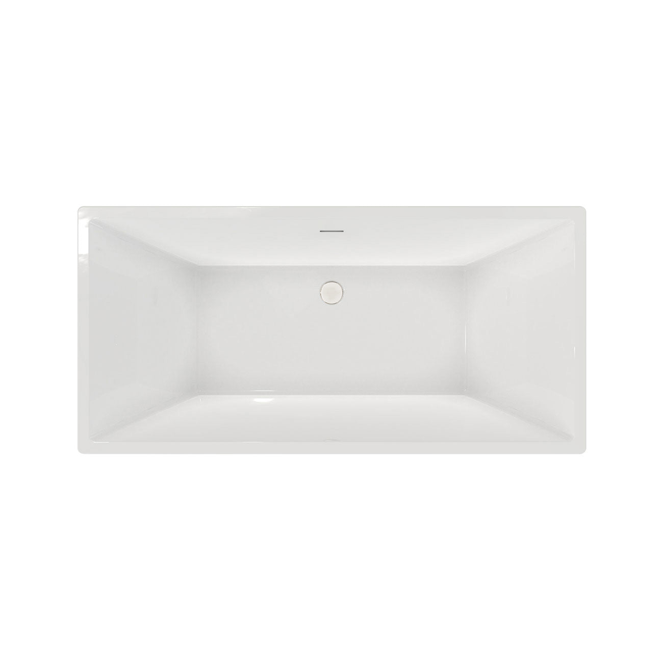 Maidstone KANO II Acrylic Contemporary Double Ended Tub - No Faucet Drilling