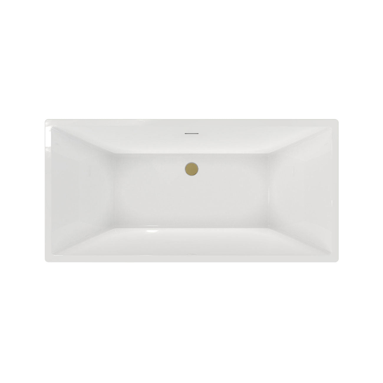 Maidstone KANO II Acrylic Contemporary Double Ended Tub - No Faucet Drilling
