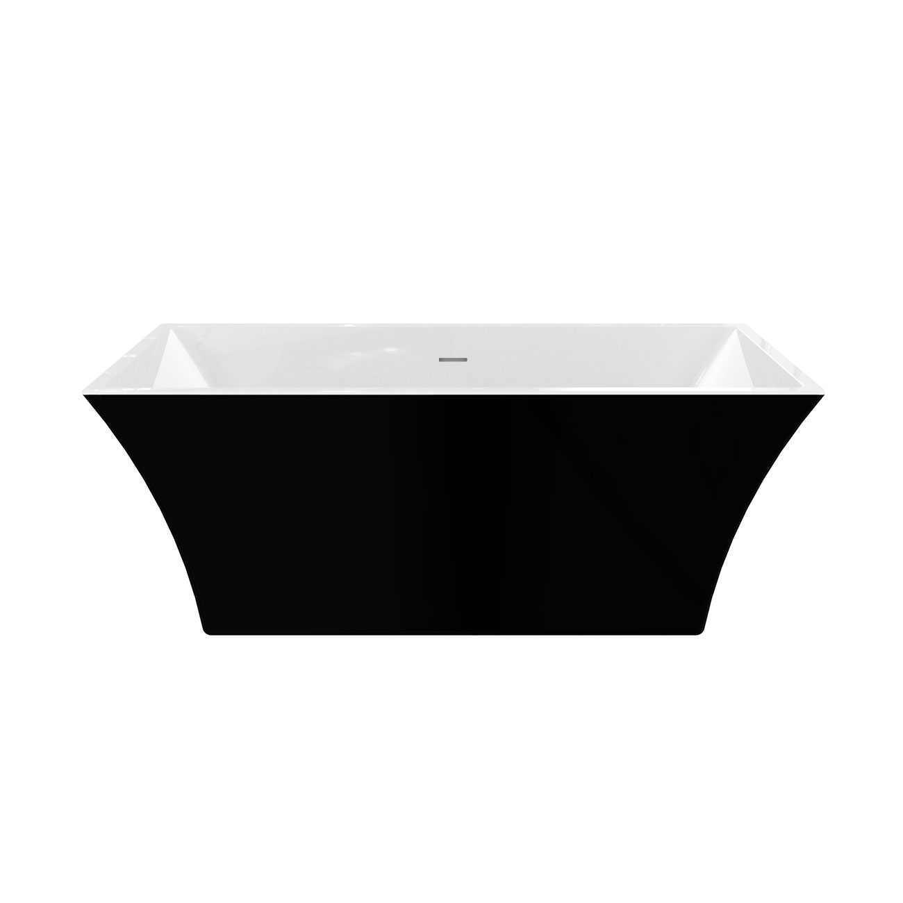 Maidstone KANO II Acrylic Contemporary Double Ended Tub - No Faucet Drilling