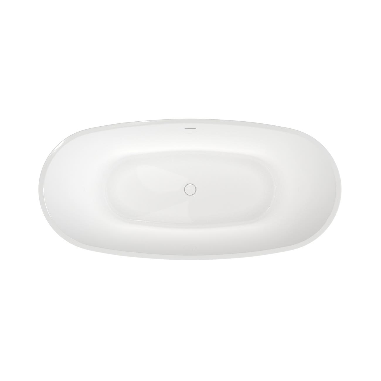 Maidstone Naras Acrylic Contemporary Double Ended Tub - No Faucet Drilling