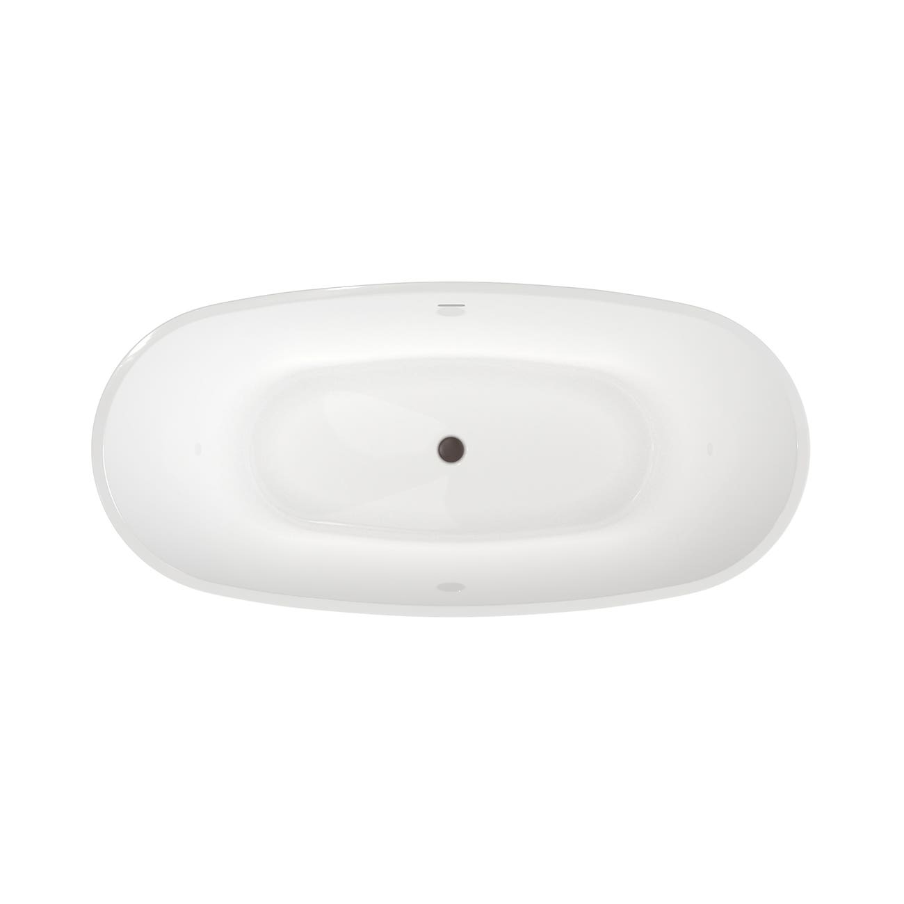 Maidstone Naras Acrylic Contemporary Double Ended Tub - No Faucet Drilling