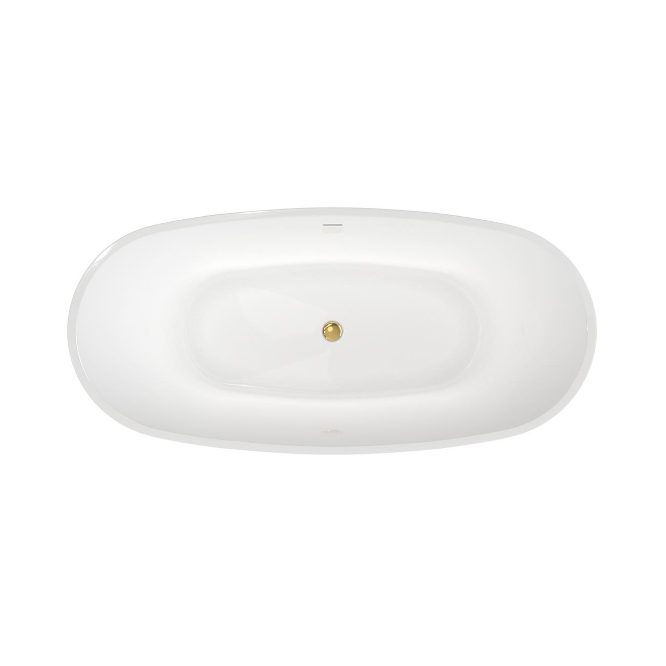 Maidstone Naras Acrylic Contemporary Double Ended Tub - No Faucet Drilling