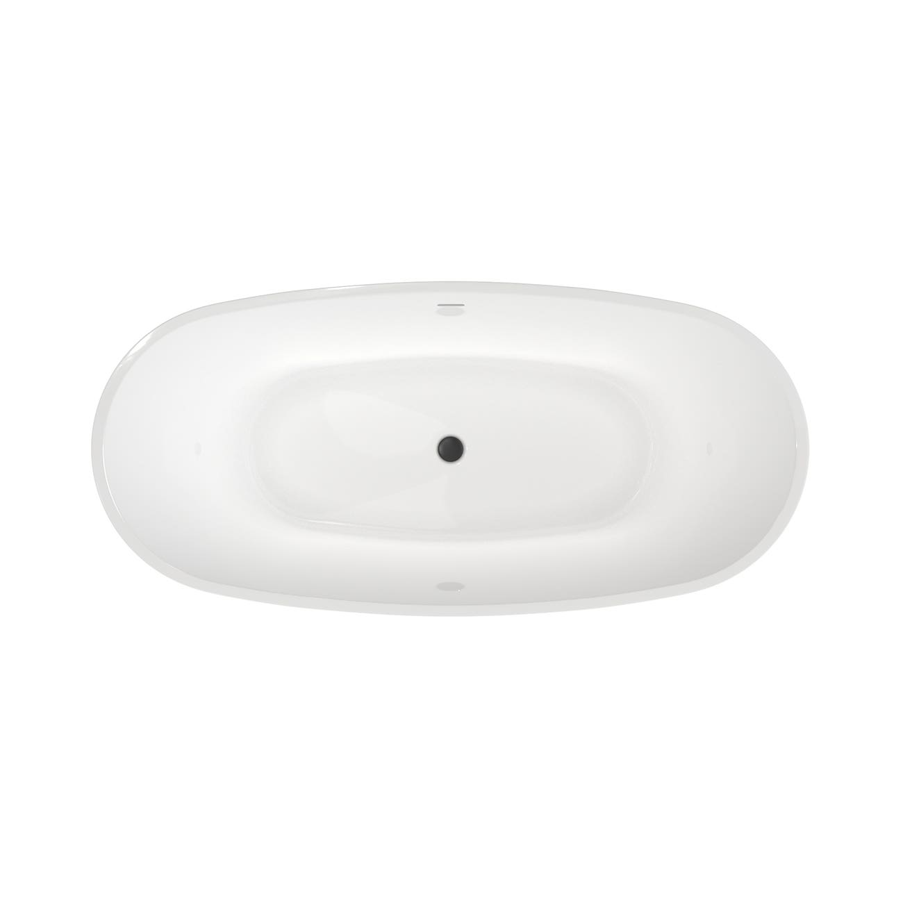 Maidstone Naras Acrylic Contemporary Double Ended Tub - No Faucet Drilling