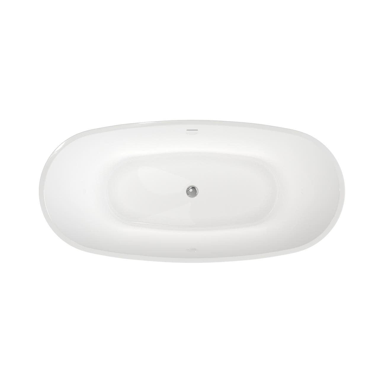 Maidstone Naras Acrylic Contemporary Double Ended Tub - No Faucet Drilling