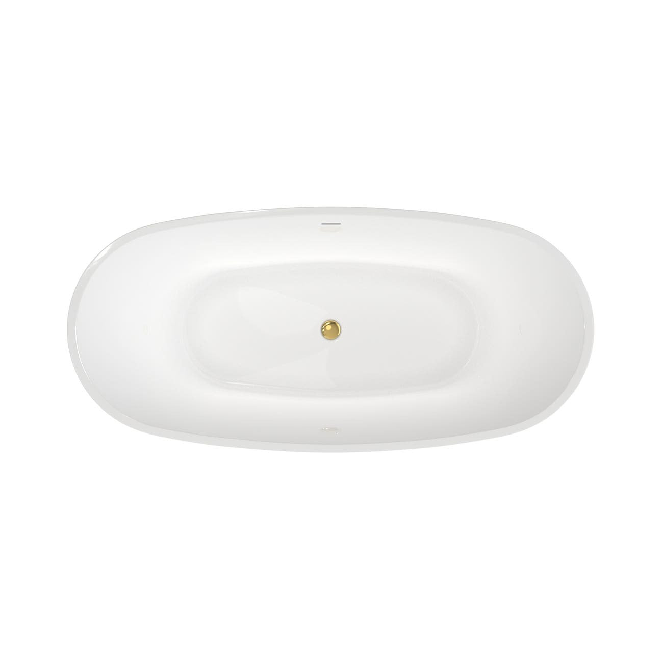 Maidstone Naras Acrylic Contemporary Double Ended Tub - No Faucet Drilling