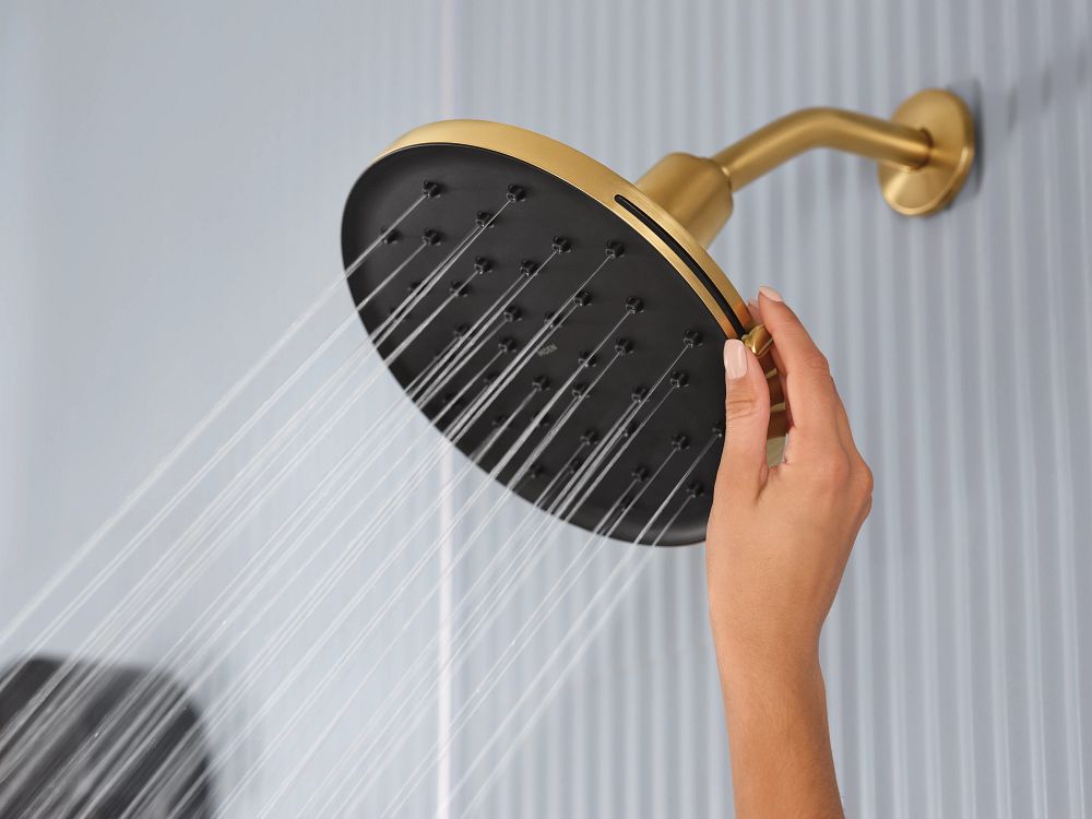 Verso Adjustable 9" Diameter Spray Head Rainshower
