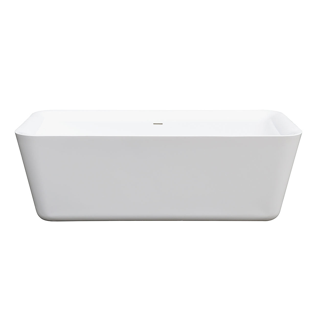 MAIDSTONE Reagan 69 Inch Acrylic Contemporary Freestanding Tub