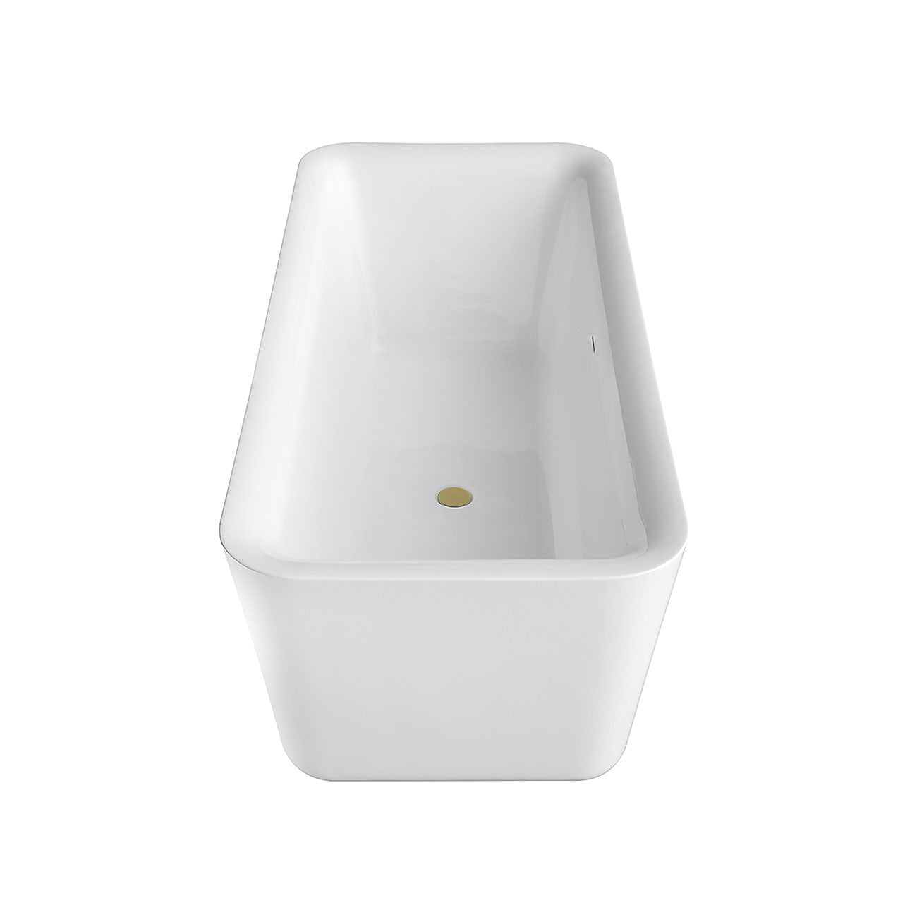 MAIDSTONE Reagan 69 Inch Acrylic Contemporary Freestanding Tub
