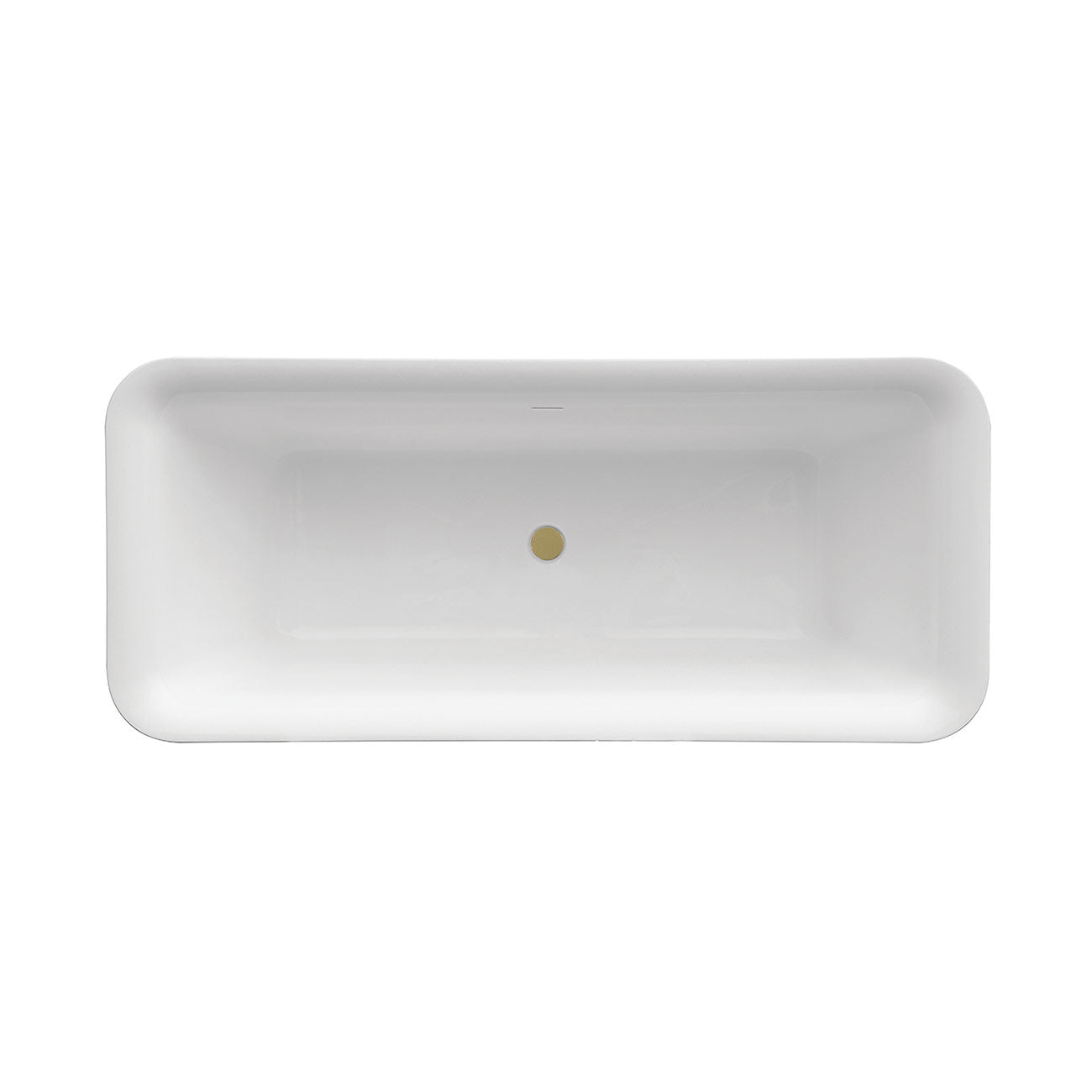 MAIDSTONE Reagan 69 Inch Acrylic Contemporary Freestanding Tub
