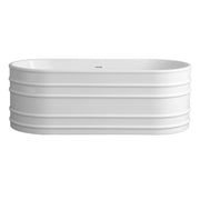 MAIDSTONE Sora 66 Inch Acrylic Double Ended Freestanding Tub - No Faucet Drillings