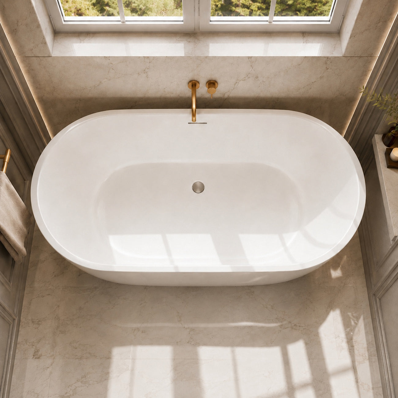 Maidstone Elara Acrylic Contemporary Freestanding Tub
