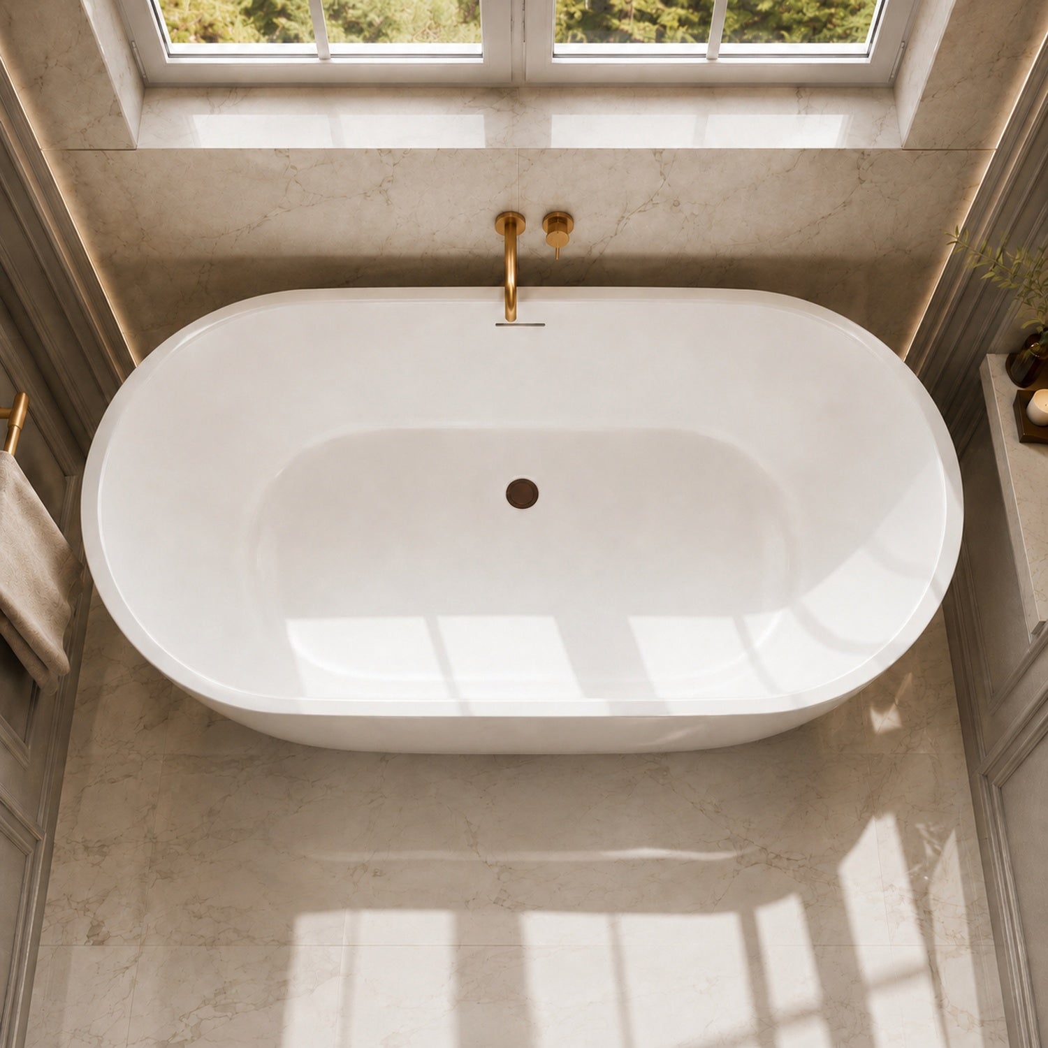 Maidstone Elara Acrylic Contemporary Freestanding Tub