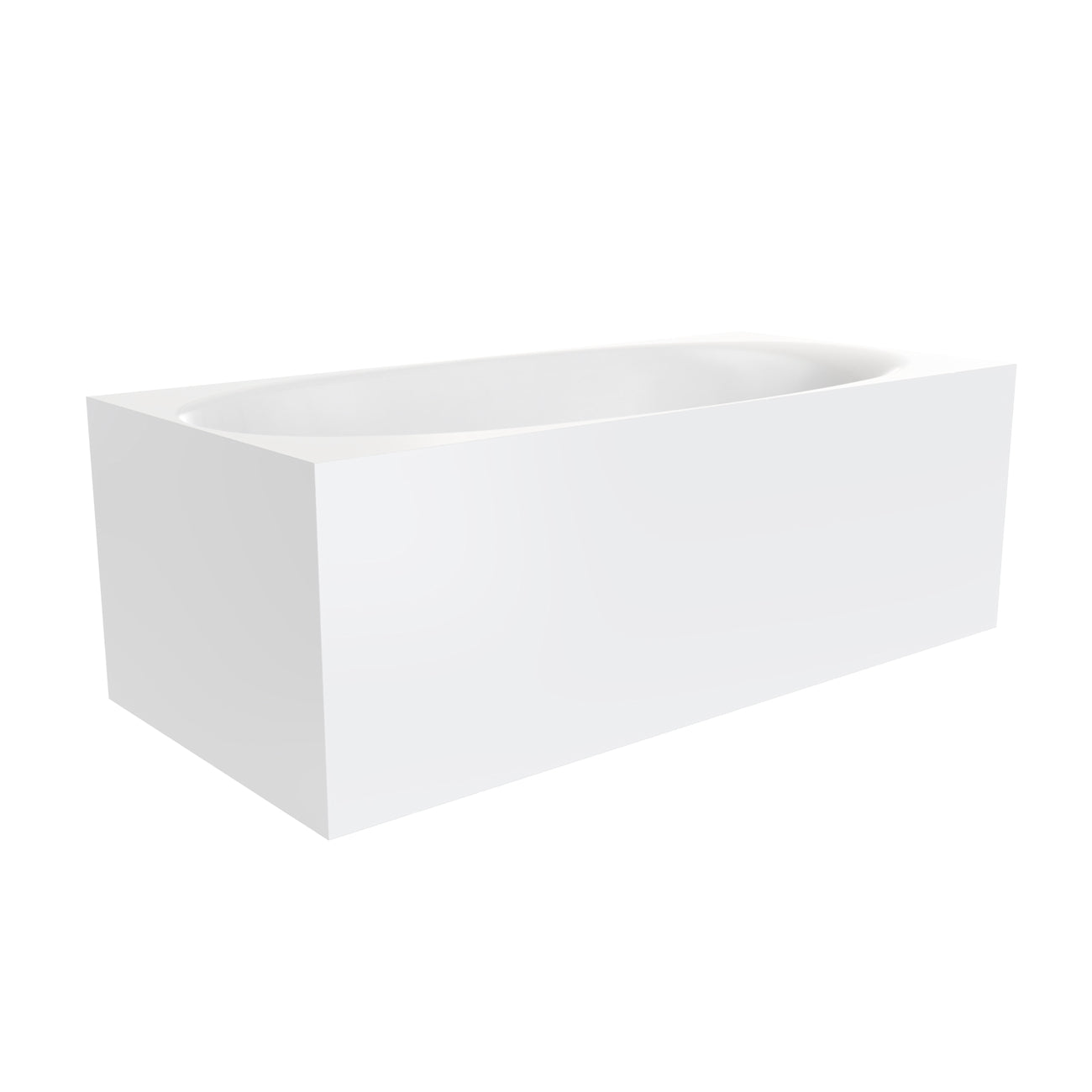 MAIDSTONE Ezra 67 Inch Double Ended Acrylic Freestanding Tub