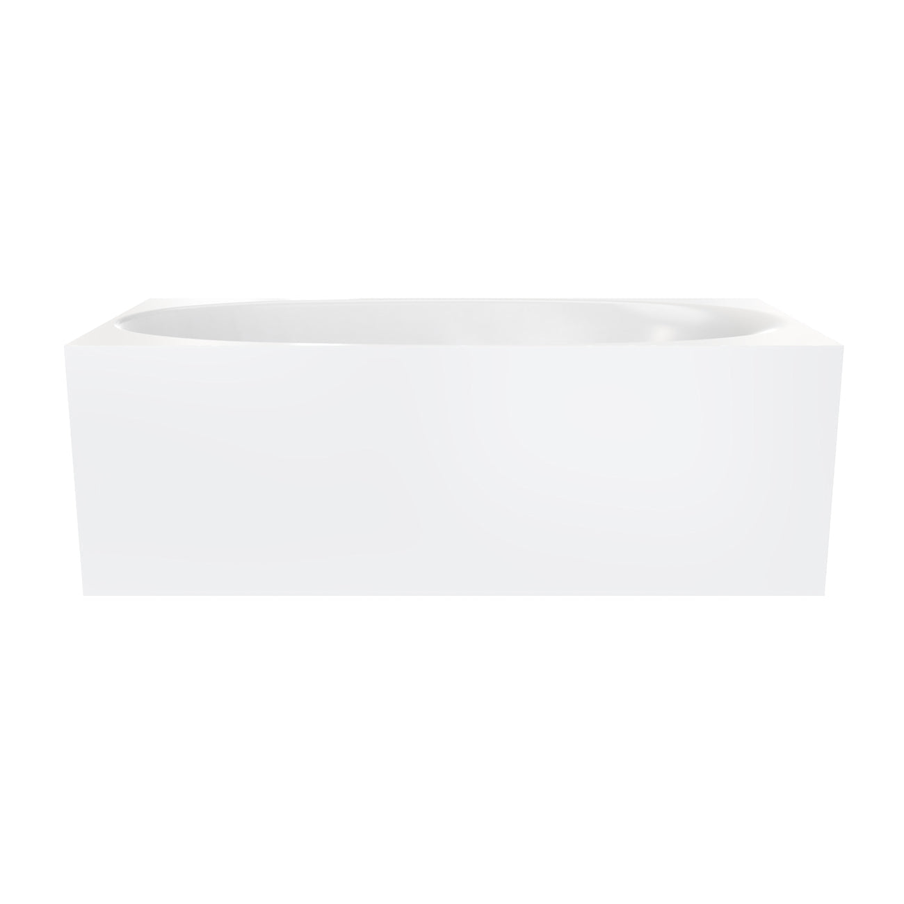 MAIDSTONE Ezra 67 Inch Double Ended Acrylic Freestanding Tub