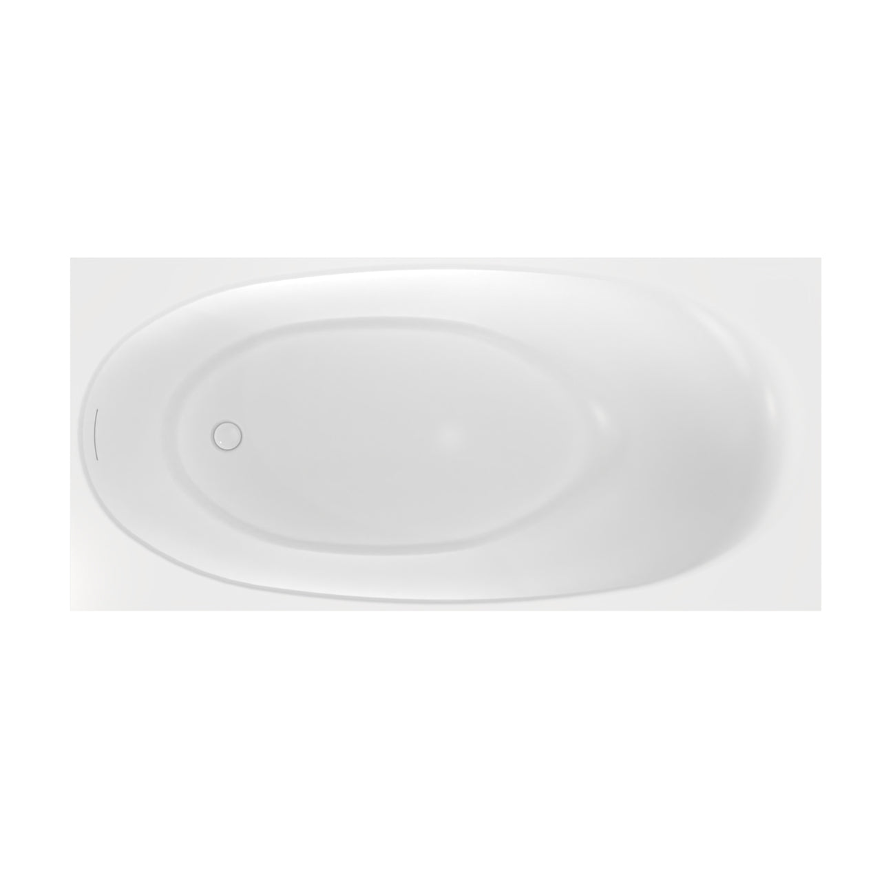 MAIDSTONE Ezra 67 Inch Double Ended Acrylic Freestanding Tub