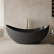 Maidstone Fallon 71 Inch Double Ended Carbon Fiber Freestanding Tub