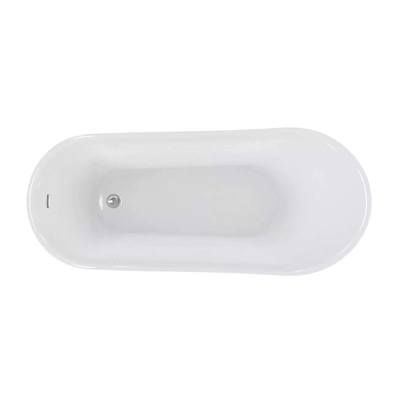 Maidstone Gianna II 65-In Acrylic Freestanding Contemporary Tub