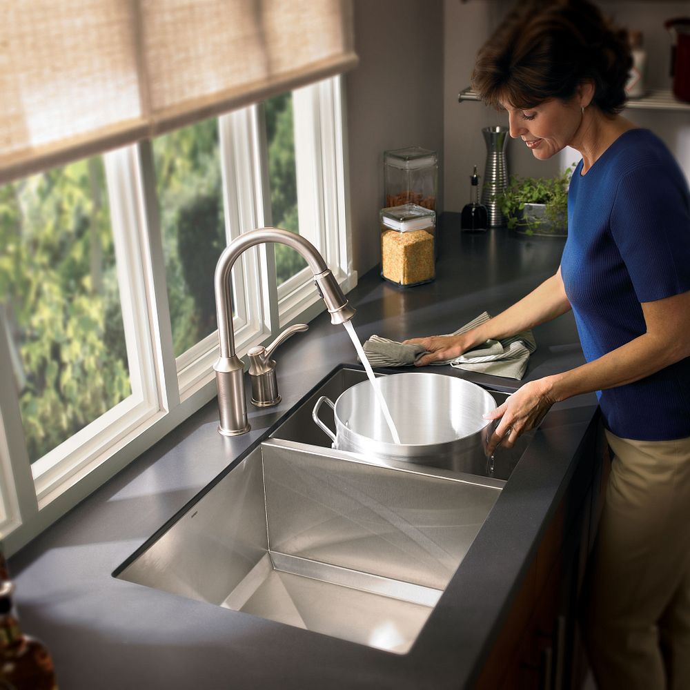 Prep 34" Undermount Double Bowl Sink