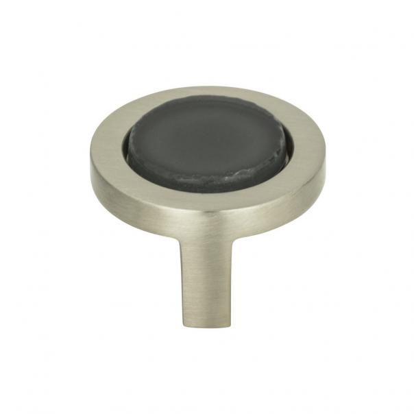 Atlas Homewares Spa Black Round Knob