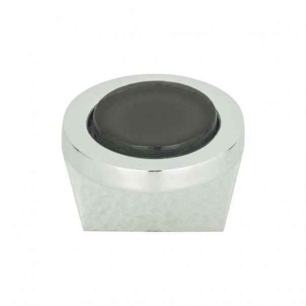 Atlas Homewares Spa Black Round Knob