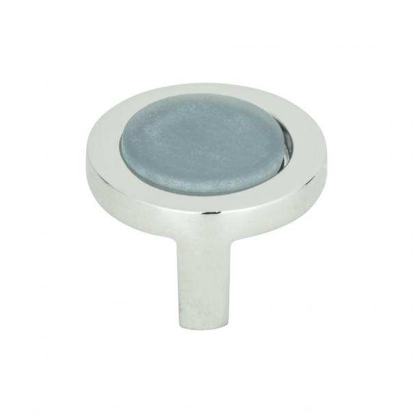 Atlas Homewares Spa Blue Round Knob