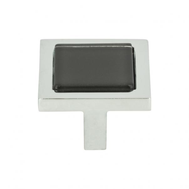 Atlas Homewares Spa Black Square Knob