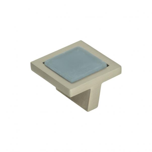 Atlas Homewares Spa Blue Square Knob