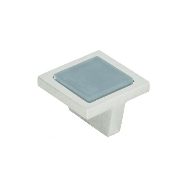 Atlas Homewares Spa Blue Square Knob