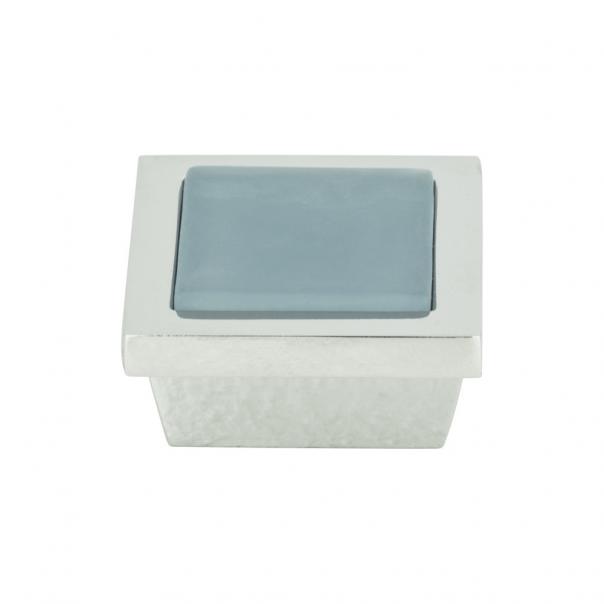 Atlas Homewares Spa Blue Square Knob