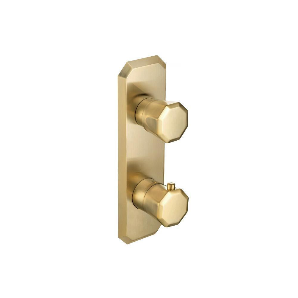 Flusso 230.2720 3/4" Horizontal Thermostatic Shower Valve & Trim - 1- Output