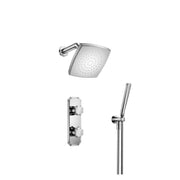 Flusso 230.7250 Two Output Shower Set With Shower Head And Hand Held