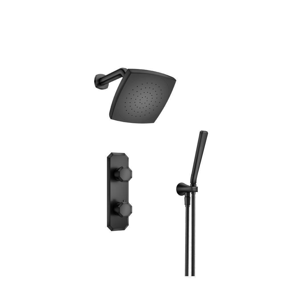 Flusso 230.7250 Two Output Shower Set With Shower Head And Hand Held