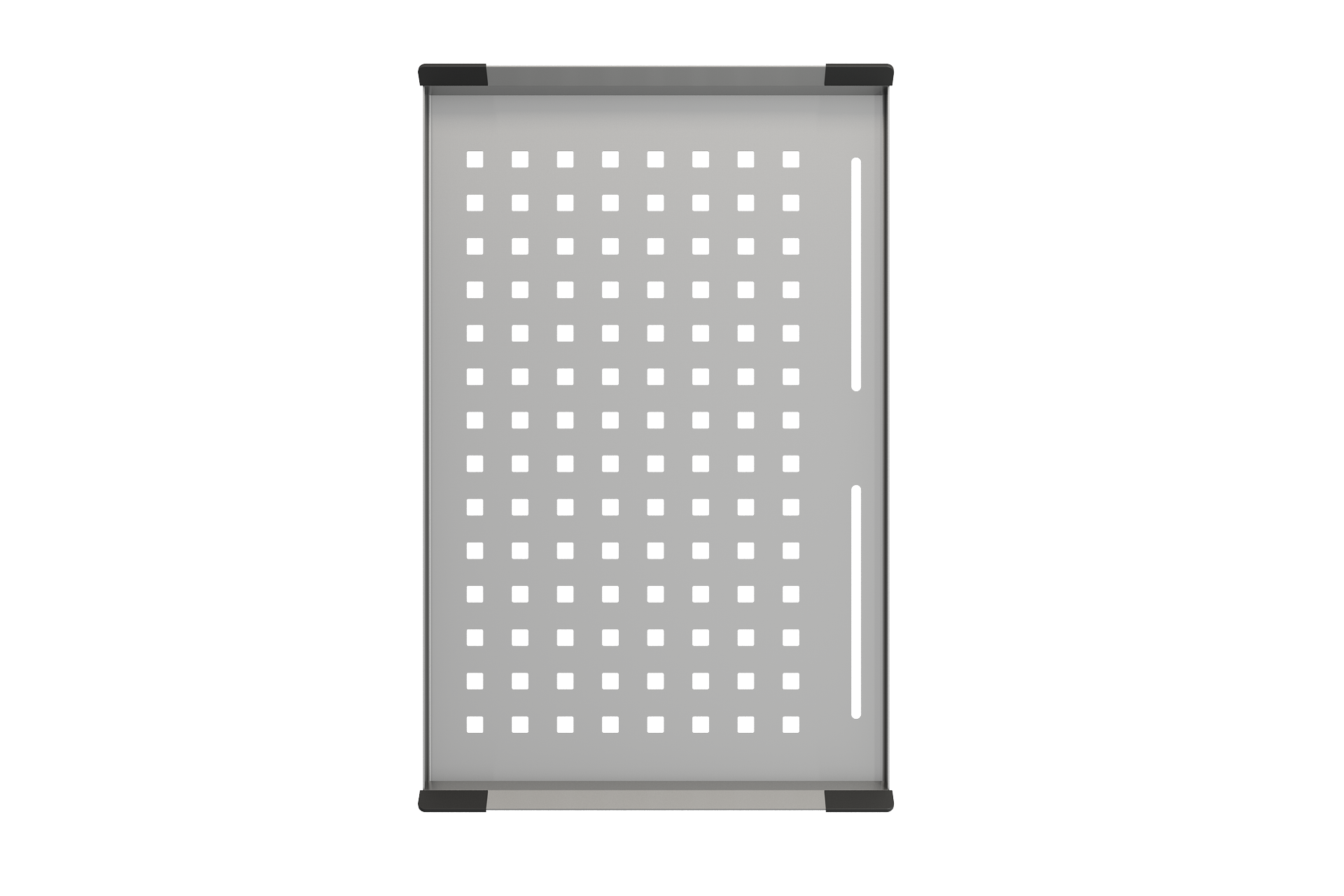 Stainless Steel Colander Tray w/ Black Silicone Handle Pads 2310 0005