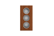 Wood Board with 3 Round Stainless Steel Bowls F/1616, 1618, 1633 (inner ledge) 2320 0010