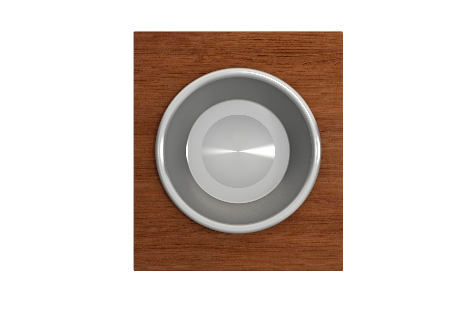 Wood Board with Large Round Stainless Steel Mixing Bowl and Colander F/1344, 1348, 1360, 1362, 1504, 1505, 1506 (short side only), 1627, 1628 2320 0015