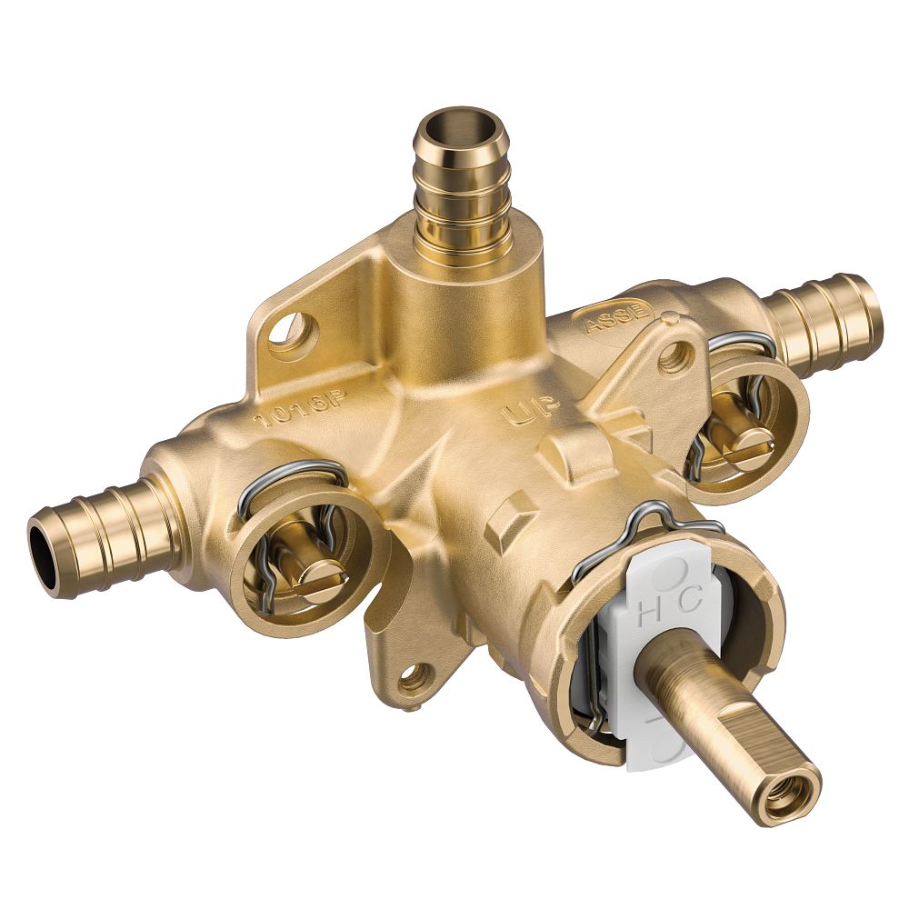 M-pact Posi-temp(r) 1/2" Crimp Ring Pex Connection Includes Pressure Balancing