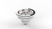 Polished Stainless Steel Kitchen Sink Strainer for Granite Sink Chrome 2330 0005