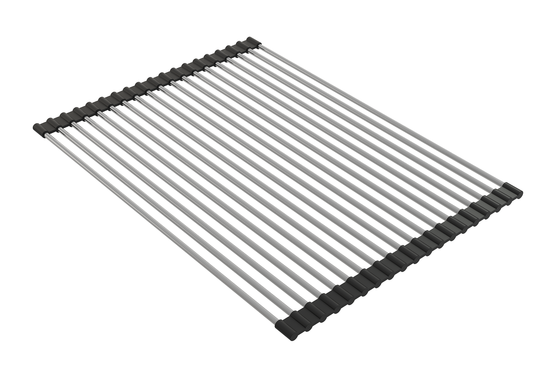 Roller Mat, Stainless Steel with Black Edging for select Fireclay Workstation Sinks 2350 0001