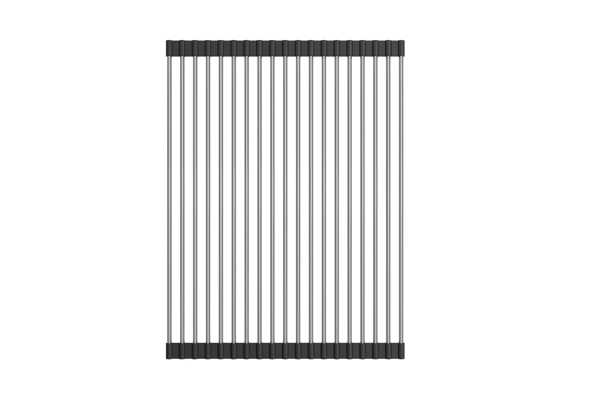 Roller Mat, Stainless Steel with Black Edging; Compatible with 1600, 1606, 1634, 1635 sinks 2350 0003