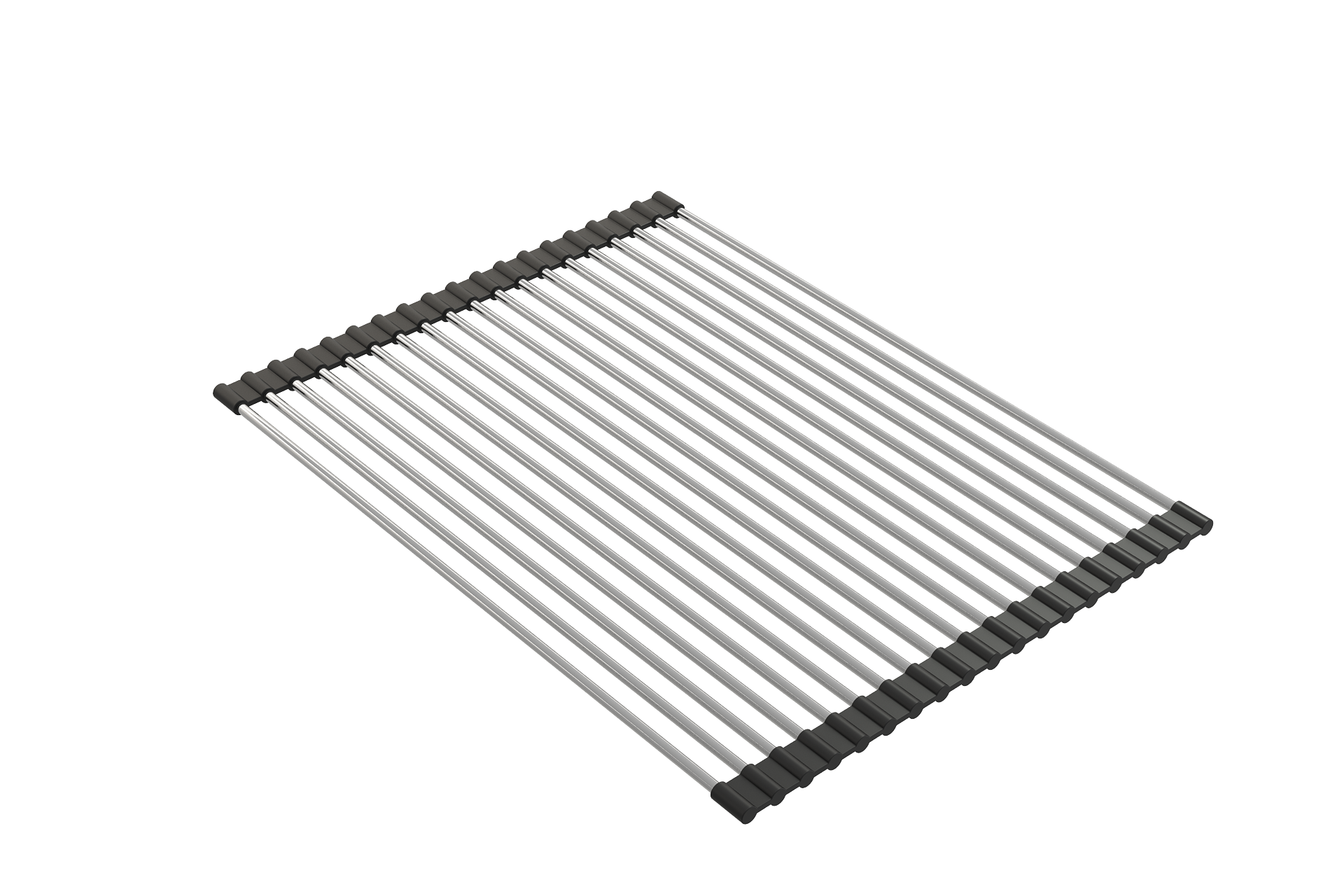 Roller Mat, Stainless Steel with Black Edging; Compatible with 1600, 1606, 1634, 1635 sinks 2350 0003
