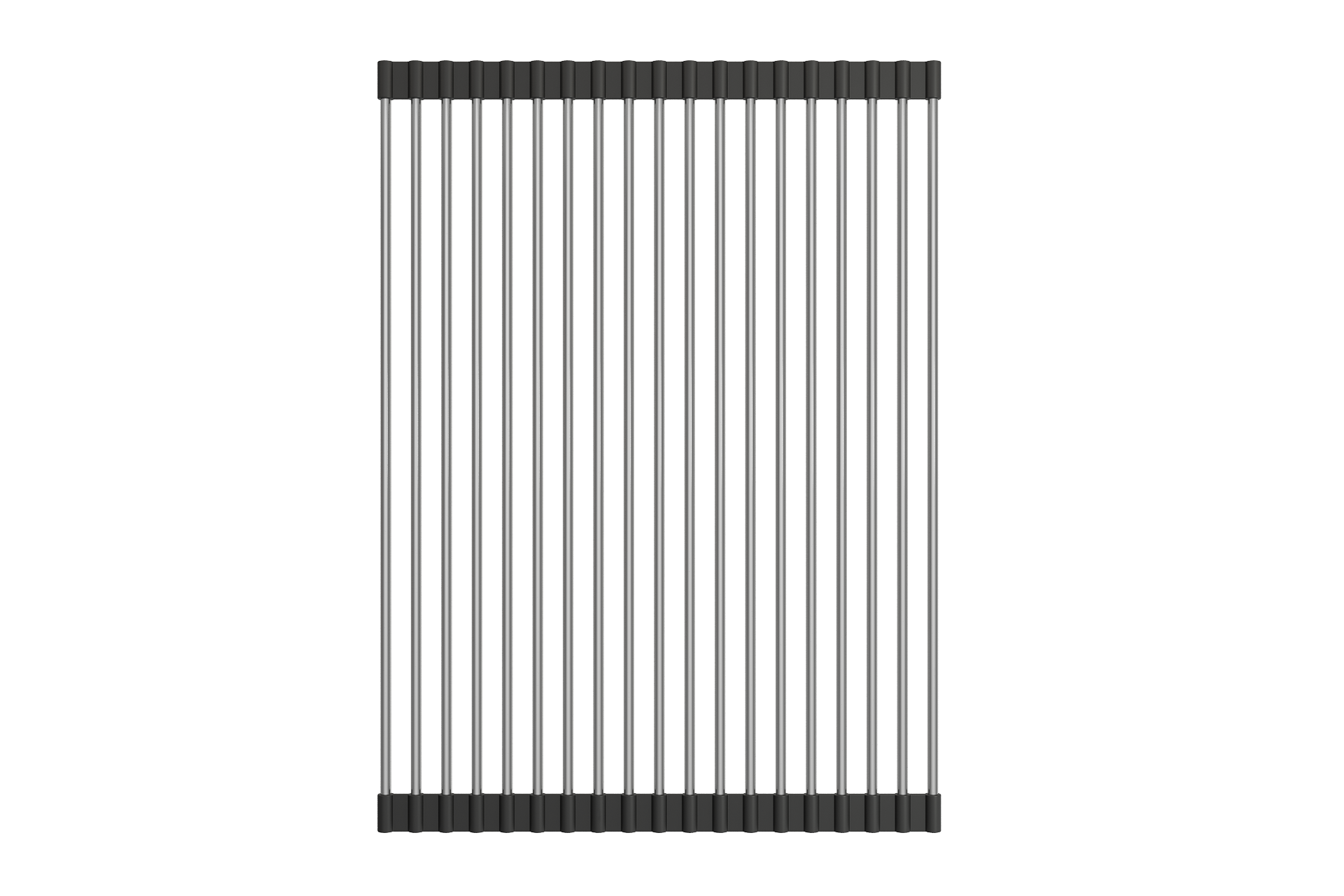 Roller Mat, Stainless Steel with Black Edging; Compatible with: 1500, 1501, 1551, 1602, 1604, 1633 (outer ledge) 2350 0005