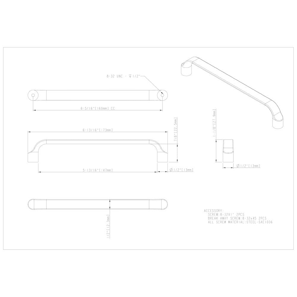 Hardware Resources 96 mm Center-to-Center Satin Nickel Brenton Cabinet Pull