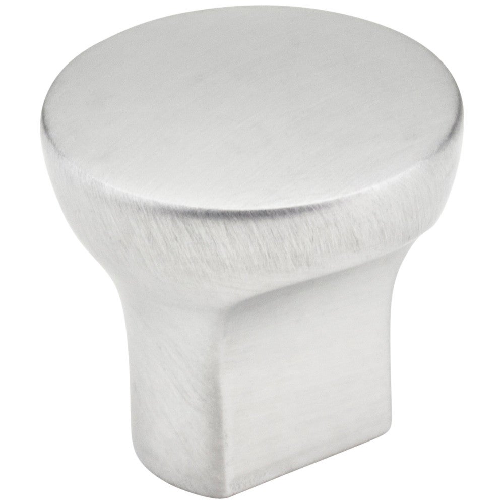 Hardware Resources 1" Diameter Satin Nickel Round Brenton Cabinet Knob